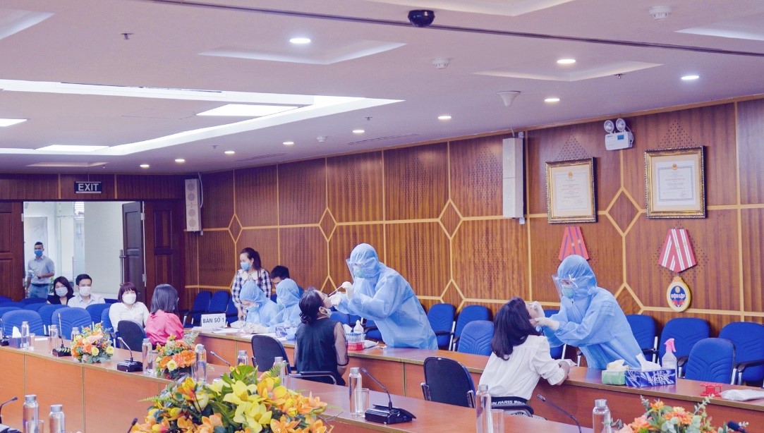 Vinaconex tích cực phòng chống dịch bệnh COVID – 19